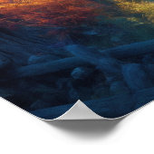 Doorverwezen bostuin | Digitale kunst Poster (Hoek)