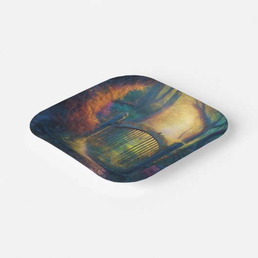 Doorverwezen bostuin | papieren bordje (Gebogen)