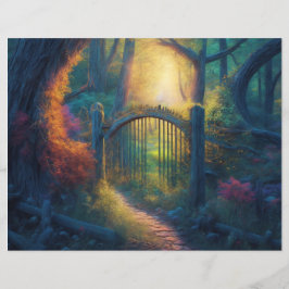 Doorverwezen bostuin | Schrapboekpapier