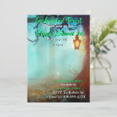 Doorverwezen boszijnen kaart (Staand voorkant)