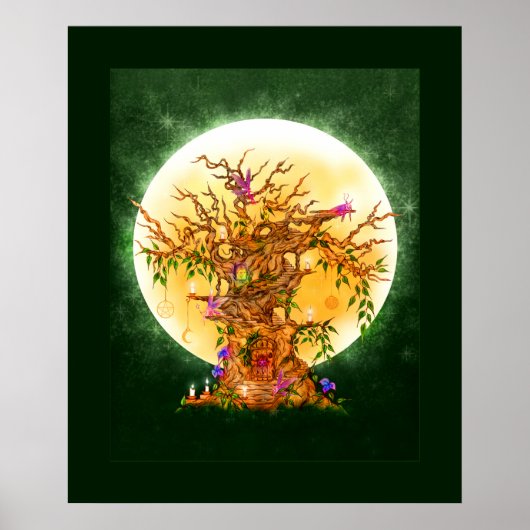 Doorverwezen FaerieTree Poster (Voorkant)