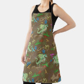 Doorverwezen Forest Dragon Pattern Schort (Insitu)