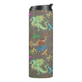 Doorverwezen Forest Dragon Pattern Thermosbeker (Gedraaid links)