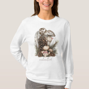 Doorverwezen paddenstoelen t-shirt