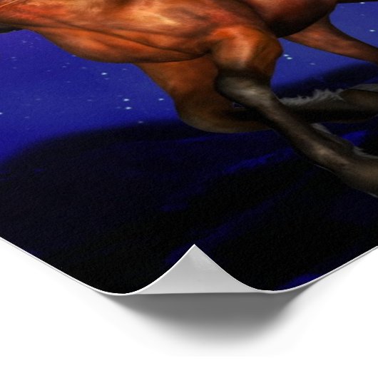 Doorverwezen Pegasus-Poster Poster (Hoek)