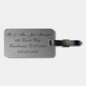 Doorverwezen Rozen Bagagelabel (Achterkant horizontaal)