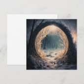 Doorverwezen Wenskaart Notitiekaartje (Voorkant / Achterkant)