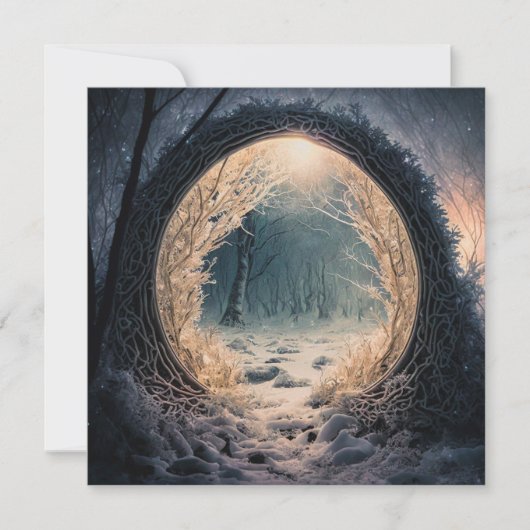 Doorverwezen Wenskaart Notitiekaartje (Voorkant)