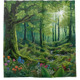 Doorverwezen wolkengordijn douchegordijn