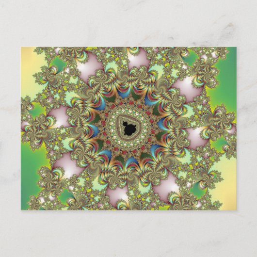 Doorvoer - Fractal Briefkaart (Voorkant)