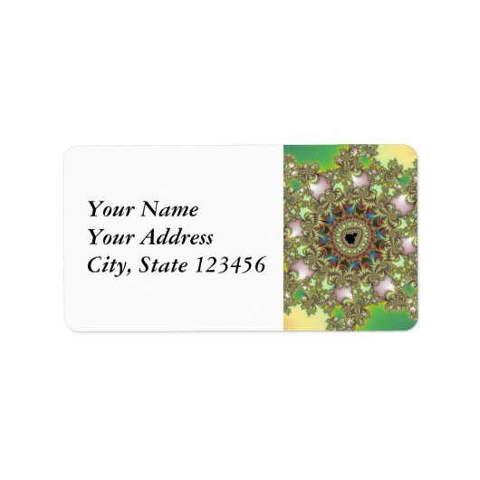 Doorvoer - Fractal Etiket (Voorkant)