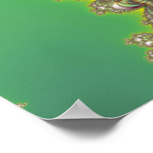 Doorvoer - Fractal Poster (Hoek)