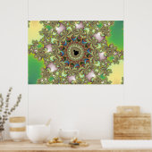 Doorvoer - Fractal Poster (Keuken)