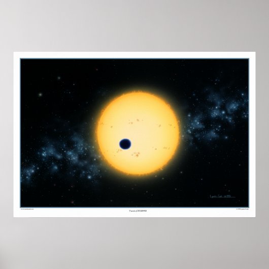 Doorvoer van HD209458-afdrukken Poster (Voorkant)