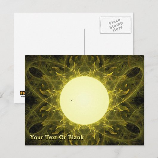 Doorvoer van kwik briefkaart (Voorkant / Achterkant)