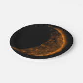 Doorvoer voor zonneschermen papieren bordje (Gekanteld)