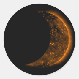 Doorvoer voor zonneschermen ronde sticker