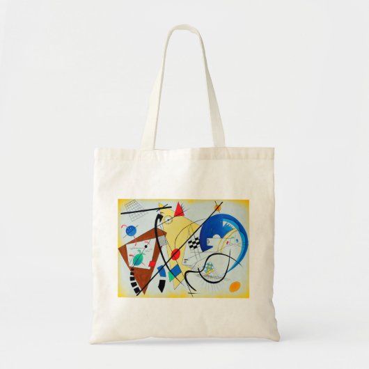 Doorvoerlijn door Wassily Kandinsky Tote Bag (Voorkant)