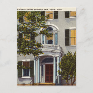  Doorway, 1818, Salem, Massachusetts Briefkaart