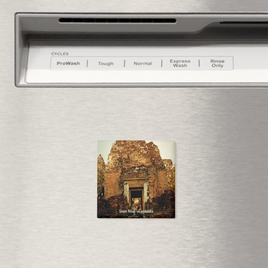 Doorway Cambodja tempel ruïnes magneet (Insitu (Vaatwasser))