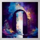 Doorway to Faraway - Abstract Mystiek Ontwerp Poster (Voorkant)