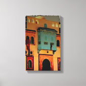 Doorway, Tunesië, Noord-Afrika Canvas Afdruk (Voorkant)