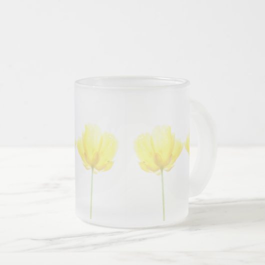 doorweekt matglas koffiemok (Voorkant rechts)