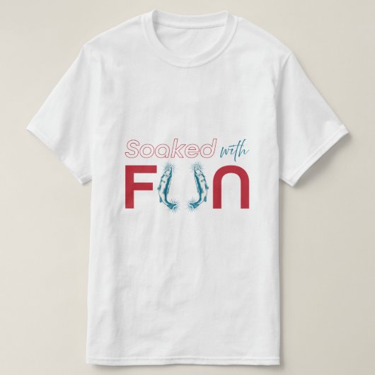 Doorweekt met plezier - Sardine-geïnspireerde Summ T-shirt (Design voorkant)