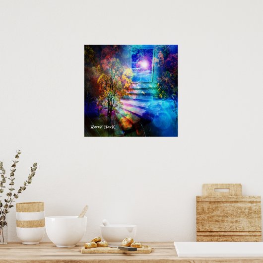 Doorweg naar de hemel poster (Keuken)