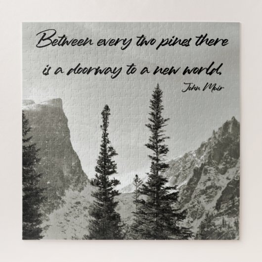 Doorweg naar een nieuwe wereld - 20x20 inch legpuzzel (Verticaal)