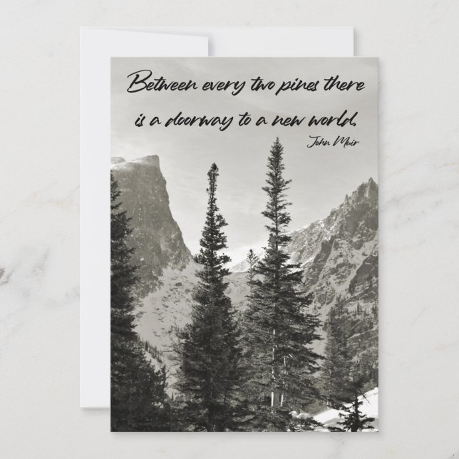 Doorweg naar een nieuwe wereld in de bergen (Voorkant)