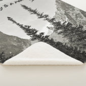 Doorweg naar een nieuwe wereld in de bergen sherpa deken (3/4)