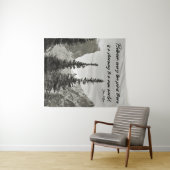 Doorweg naar een nieuwe wereld in de bergen wandkleed (In Situ (horizontaal))