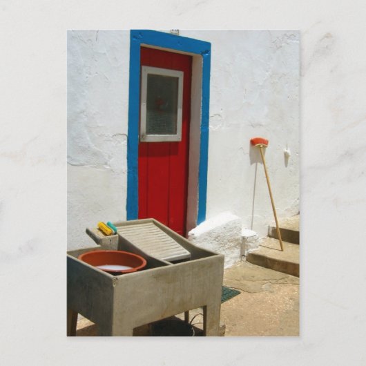 Doorweg naar Portugal Briefkaart (Voorkant)