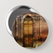 Doorweg Ronde Button 4,0 Cm (Voorkant /achterkant)