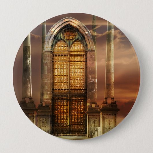 Doorweg Ronde Button 4,0 Cm (Voorkant)