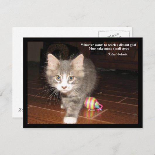 doorzettingsvermogen briefkaart (Voorkant / Achterkant)