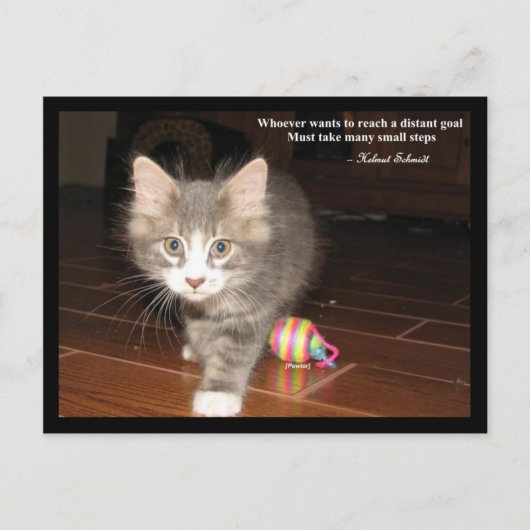 doorzettingsvermogen briefkaart (Voorkant)