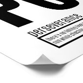 Doorzettingsvermogen - fundamentele elementen van poster (Hoek)