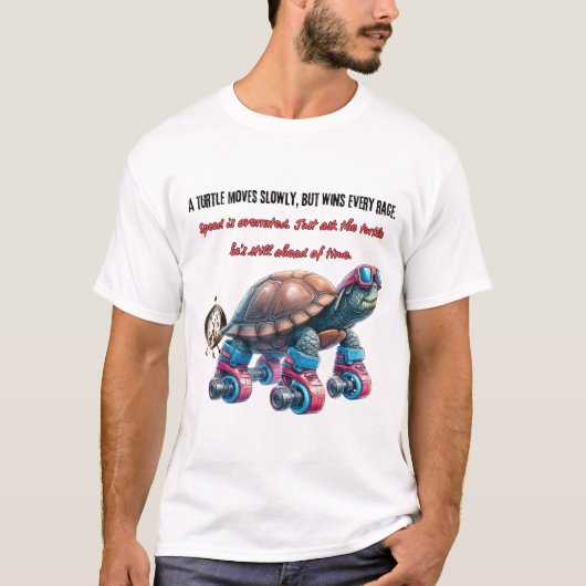 Doorzettingsvermogen loont t-shirt (Voorkant)