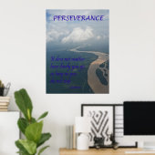 Doorzettingsvermogen - Poster (Thuiskantoor)