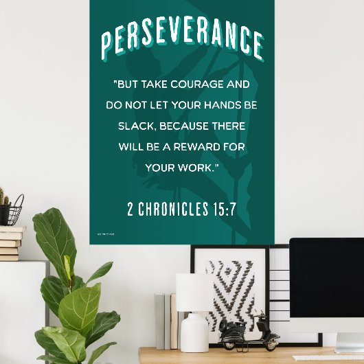 doorzettingsvermogen poster (Thuiskantoor)