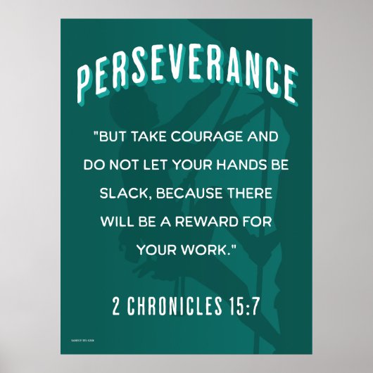 doorzettingsvermogen poster (Voorkant)