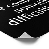 doorzettingsvermogen poster (Hoek)