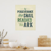 doorzettingsvermogen poster (Keuken)