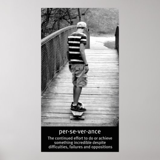 Doorzettingsvermogen van langoest poster (Voorkant)