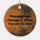 Doorzettingswapens op Mars Keramisch Ornament (Achterkant)