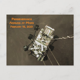 Doorzettingswapens op Mars (Semi-Gloss) Briefkaart