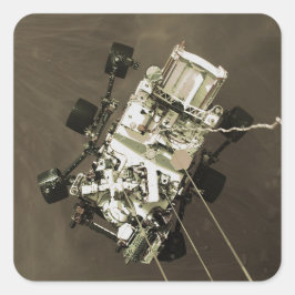 Doorzettingswapens op Mars Vierkante Sticker