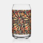 Doorzichtig blauw "Aztec Dream" glas 473ml (Rechts)